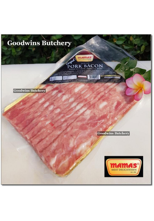 Pork Bali Mama's Soejasch frozen BACON SLICED 250g
